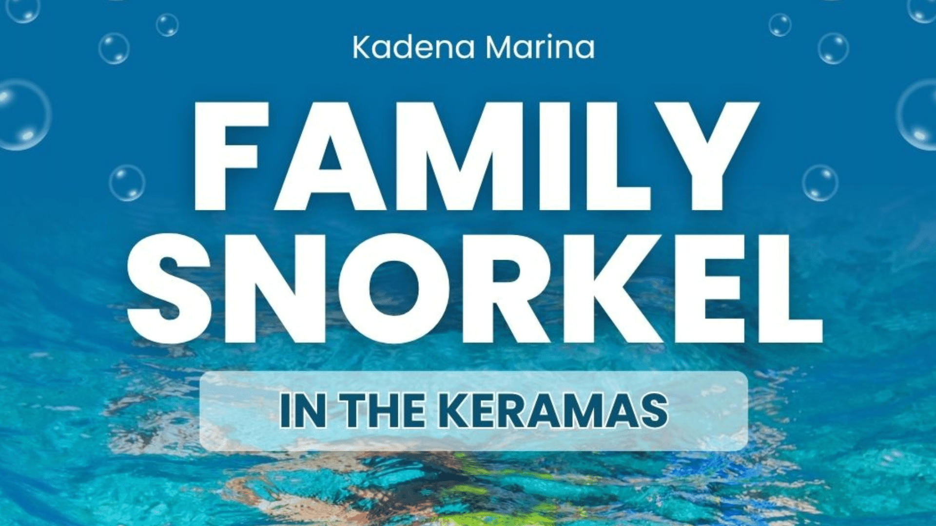 Kadena Marina Family Snorkel in the Keramas